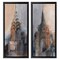 Stupell Industries City Architecture Sketches 2pc Floater Framed Canvas Wall Art Set Design by Ethan Harper